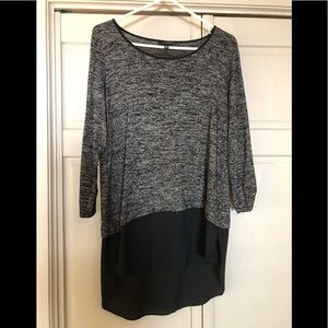 The Limited black tunic top, size medium